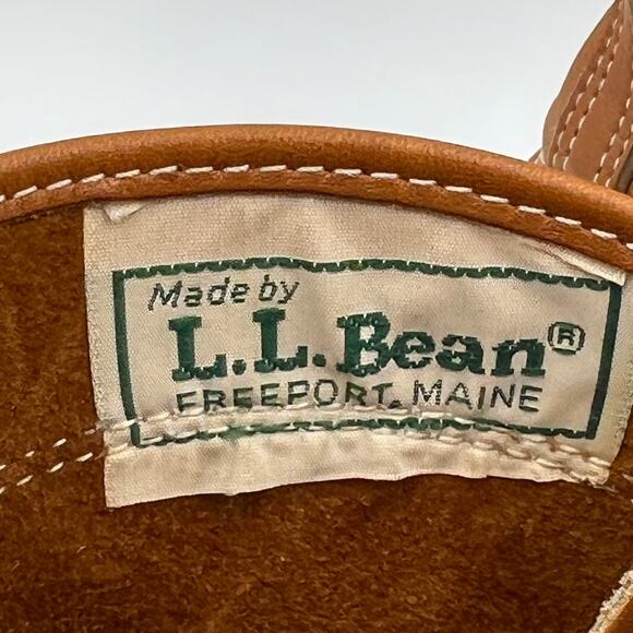 Vintage LL Bean Duck Toe Boots Blue Maine Hunting Shoe Leather - Picture 3 of 9